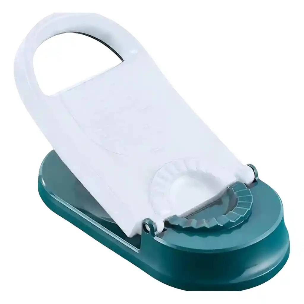 Molde Para Empanadas Cortador Manual Práctico De Plástico Color Blanco
