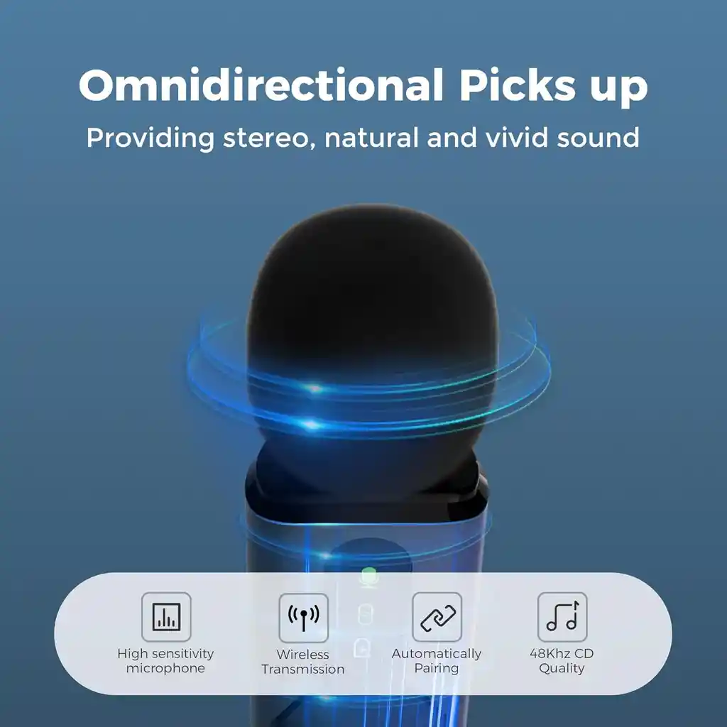 Microfonos Inalambrico Solapa Para Celular Iphone Ipad Camar