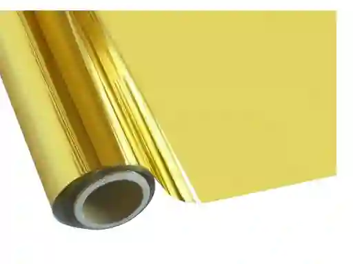 Papel Metalizado Rollo X 25 Mts Dorado