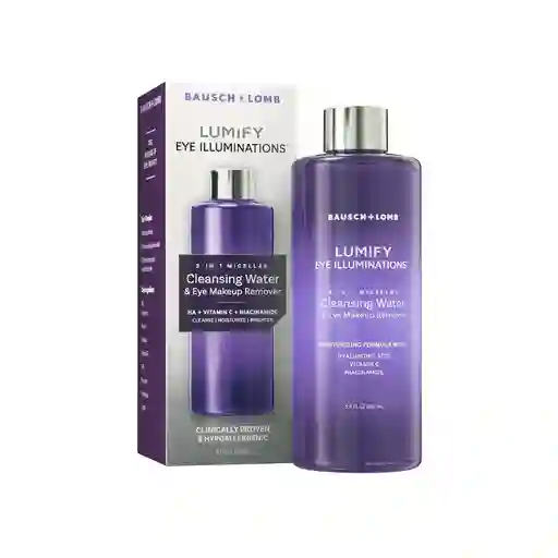 Bausch Lomb Lumify Agua Limpiadora Desmaquillante 160ml