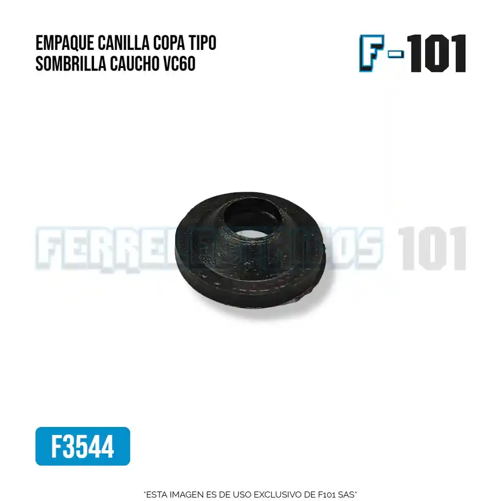 Empaques Canilla Copa Tipo Sombrilla Caucho X 100pcs