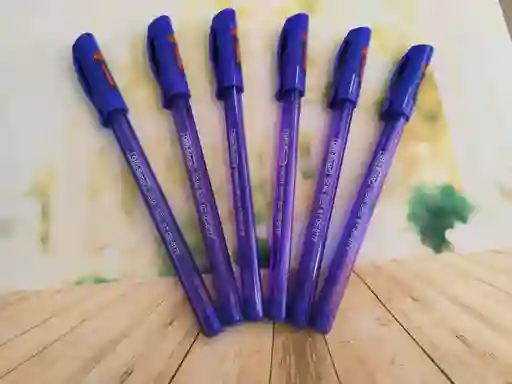 Boligrafo Semigel Offiesco Morado
