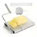 Cortador Rebanador De Queso Manual En Acero Inoxidable Color Plateado Mas Respuesto