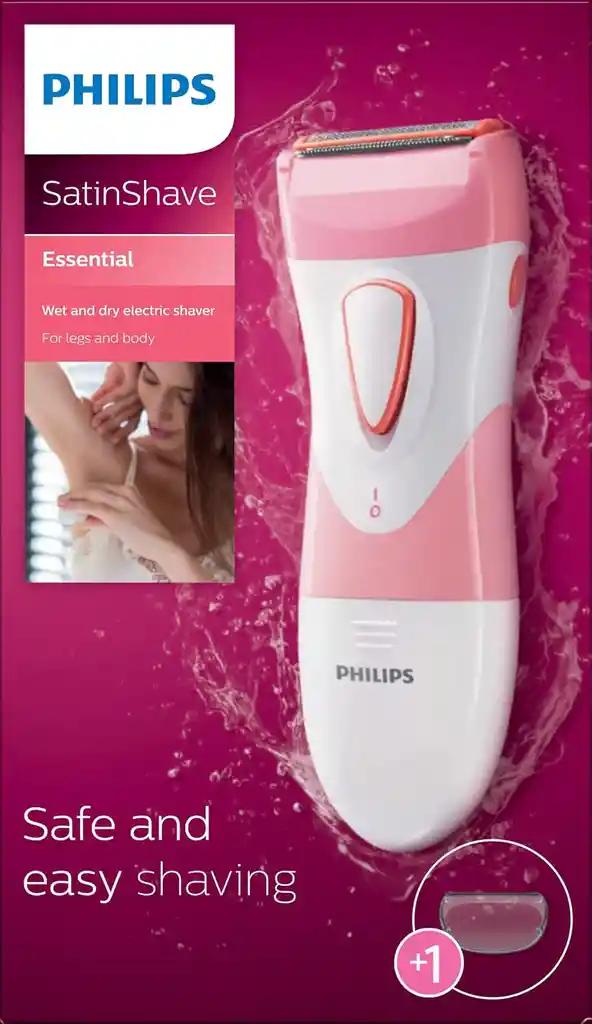 Maquina Afeitar Philips Beauty Satinshave Essential Hp6306