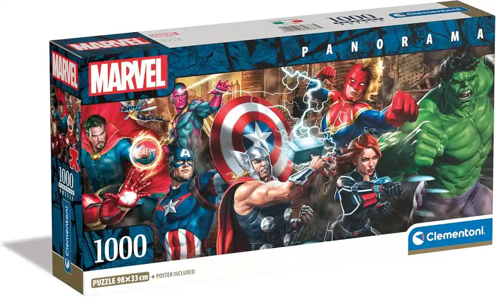 Rompecabezas 1000 Piezas Avengers Marvel Comics Clementoni