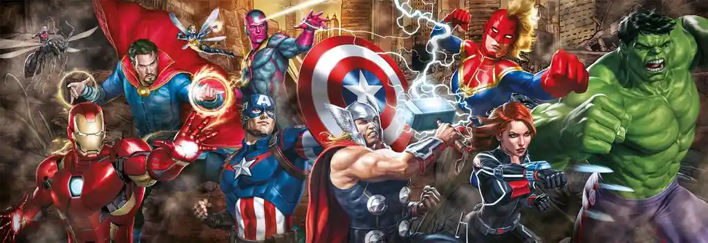 Rompecabezas 1000 Piezas Avengers Marvel Comics Clementoni