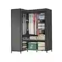 Closet Esquinero Organizador De Ropa 8 Estantes Armado Facil Color Gris