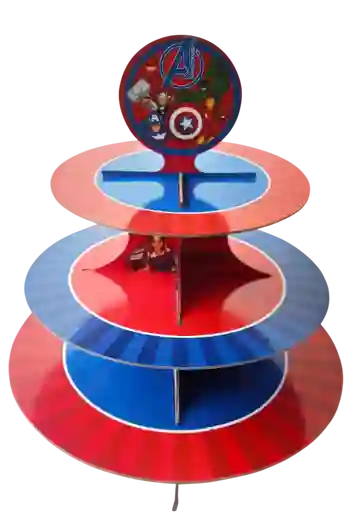 Base Para Cupcake Super Heroes Avengers