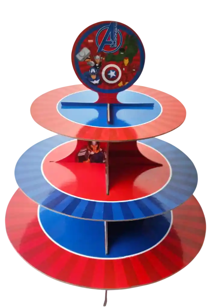 Base Para Cupcake Super Heroes Avengers
