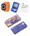 Smartwatch Combo K5 Reloj Audifonos Consola Protector