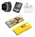 Smartwatch Combo K5 Reloj Audifonos Consola Protector
