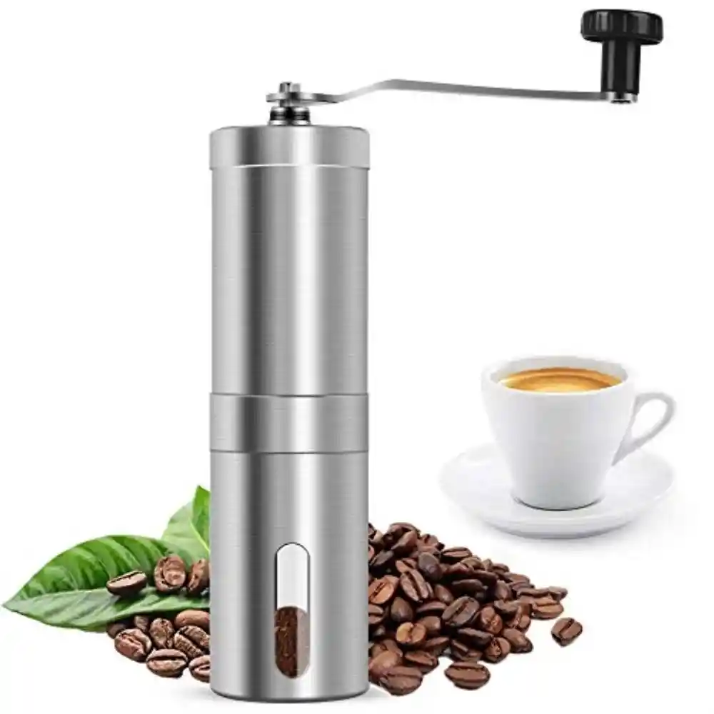 Molino De Café Manual En Acero Inoxidable Molinillo Portátil