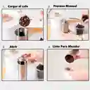 Molino De Café Manual En Acero Inoxidable Molinillo Portátil