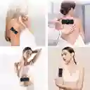 Masajeador De Cuello Espalda Brazos Recargable Color Negro Gimnasia Pasiva Relaja Alivia