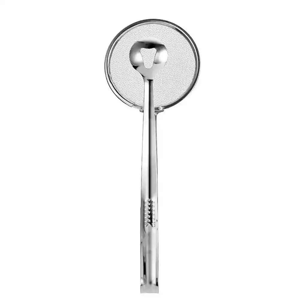 Colador Aceite Freir Escurridor Cocina En Malla Inoxidable