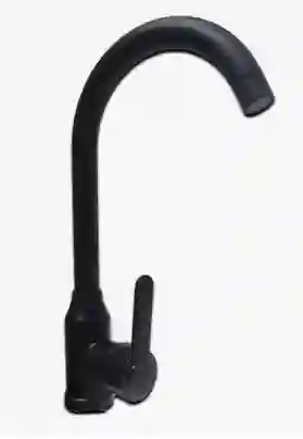 Llave Sencilla Para Lavaplatos Color Negra