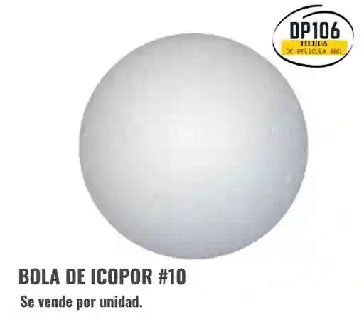 Bolas De Icopor #10 X 1 Und