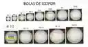 Bolas De Icopor #10 X 1 Und