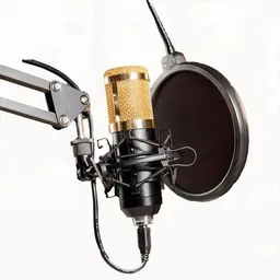 Microfono Condensador Con Base