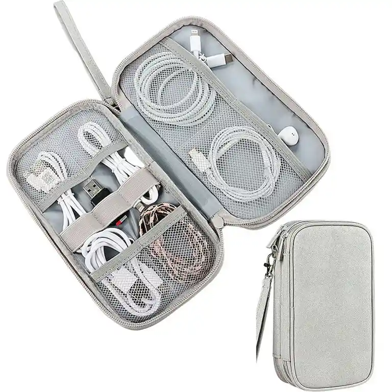 Estuche Organizador De Cables Funda Celular Cargador Premium