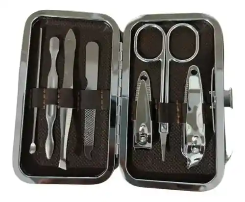 Set Manicure 7 Piezas Inoxidable Pedicure Kit Cortauñas