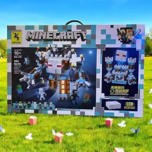 Juego De Construcción Lego Minecraft 866 Piezas Con Retroiluminación Led