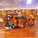 Juego De Construcción Lego Minecraft 858 Piezas Con Retroiluminación Led