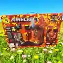 Juego De Construcción Lego Minecraft 858 Piezas Con Retroiluminación Led