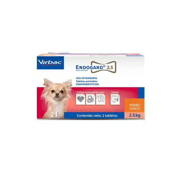 Endogard Antiparasitario 2.5 Caja 2 Tabletas