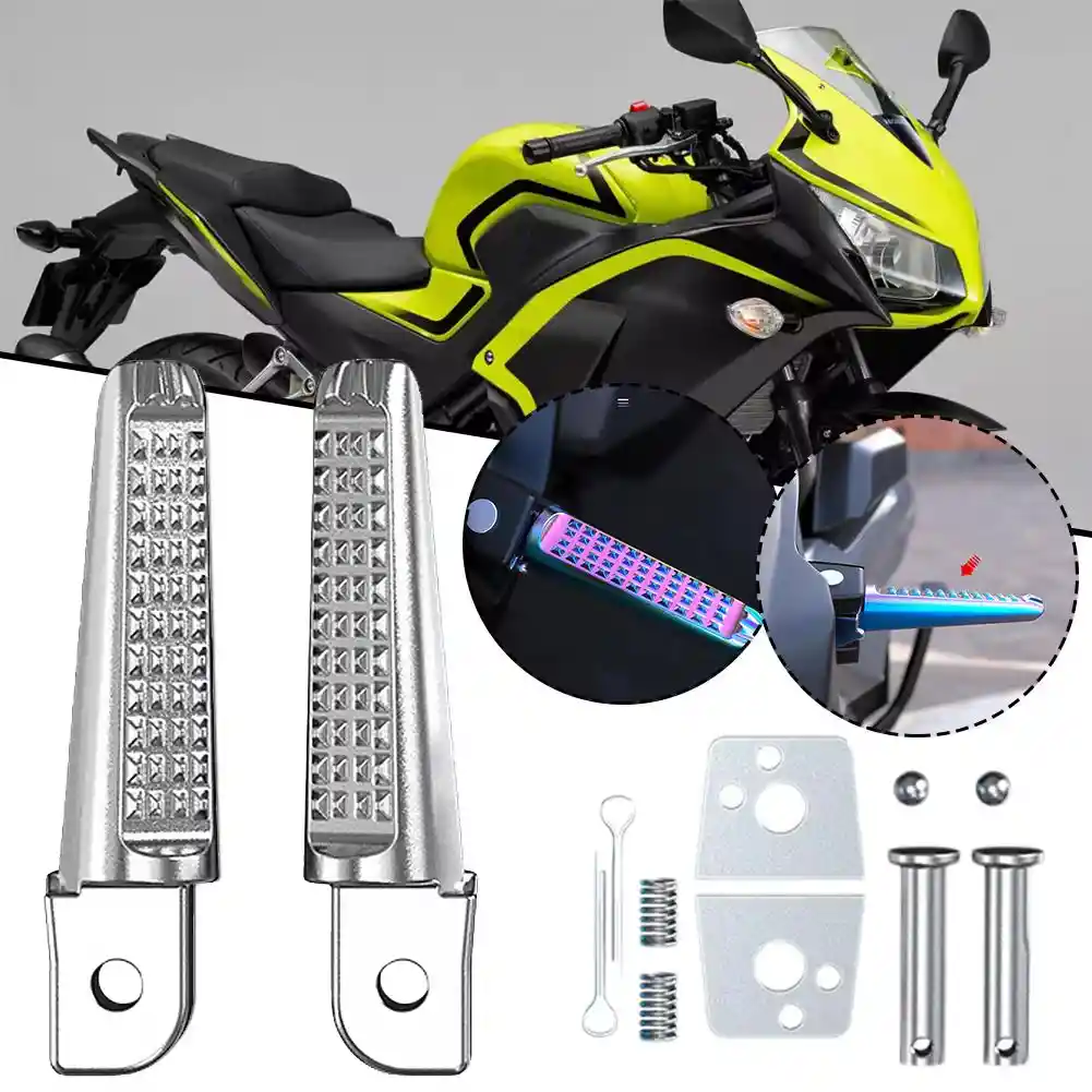 Re Posa Pies Cala Pies Moto Ajustables Universales X2