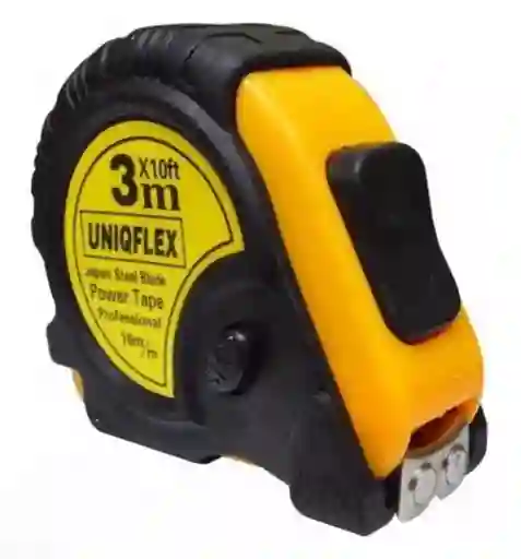 Cinta Métrica Retráctil Uniqflex De 3 Metros (10 Pies)