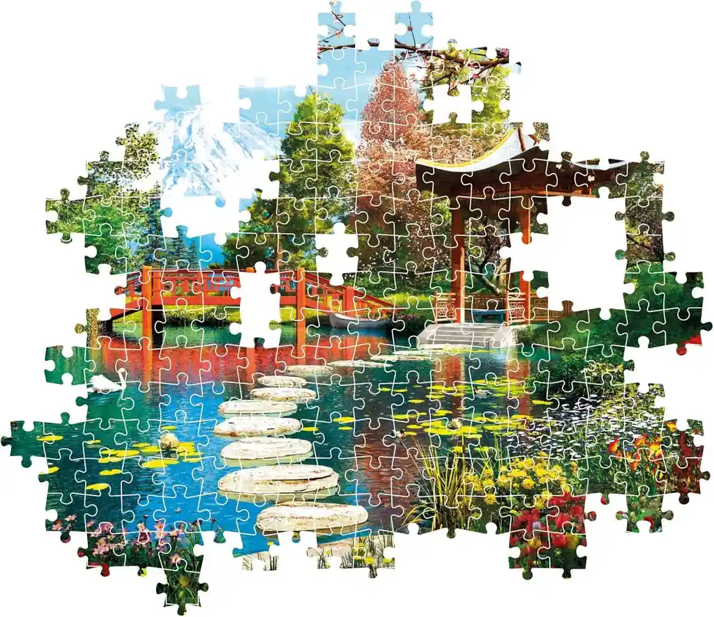 Rompecabezas 1000 Piezas Jardín Japonés En Japón Clementoni