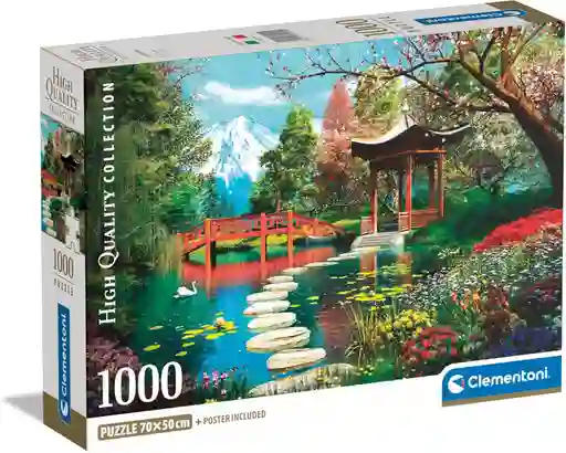 Rompecabezas 1000 Piezas Jardín Japonés En Japón Clementoni