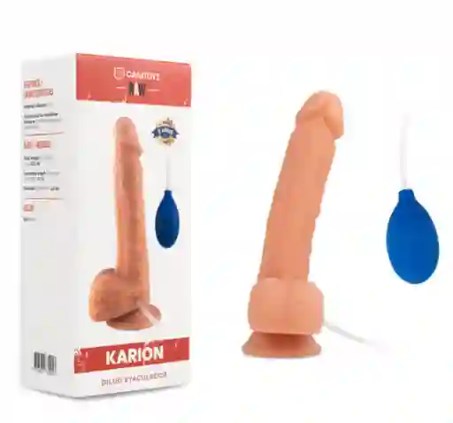 Dildo Realista Eyaculador Karion 21.5 Cm