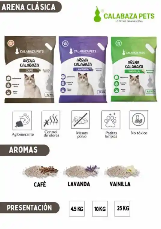 Arena Calabaza De Lavanda X 4.5 Kg