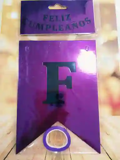 Festón Feliz Cumpleaños Violeta