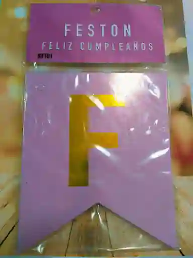 Feston Feliz Cumpleaños Lila