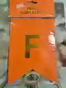 Feston Feliz Cumpleaños Naranja Neon