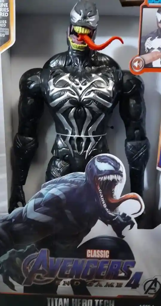 Muñeco Figura Super Héroe Venom Avengers 30cm Articulado / Sonido.