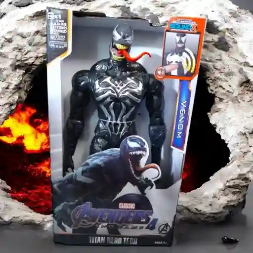 Muñeco Figura Super Héroe Venom Avengers 30cm Articulado / Sonido.