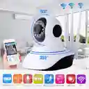 Cámara Robótica Seguridad Wifi 3 Antenas 1080p Micro Audio