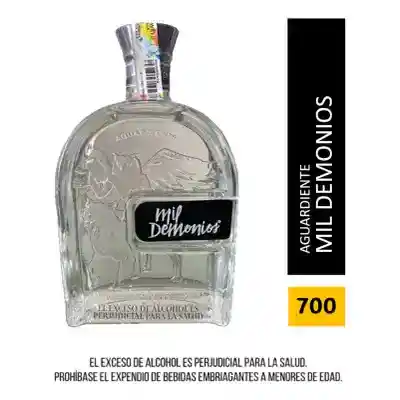 Aguardiente Mil Demonios Ultra Premium X 700 Ml