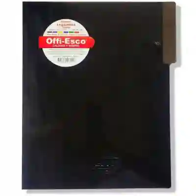 Carpeta Plástica Negra Tamaño Carta