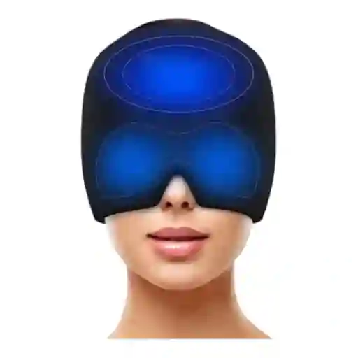 Gorro Gel Alivio Migraña Dolor Cabeza Compresa Frio O Caliente