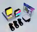 Panel Luz Led Rgb Recargable Con Clip Para Celular