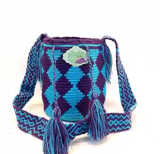 Mochila Wayuu Multicolor Mediana