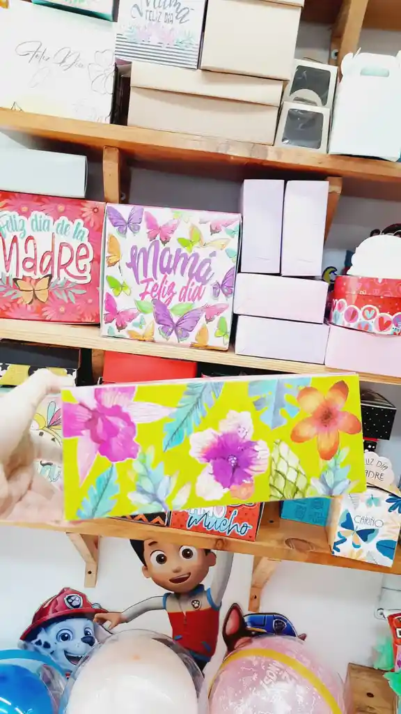 Caja Para Regalo Día De Las Madres