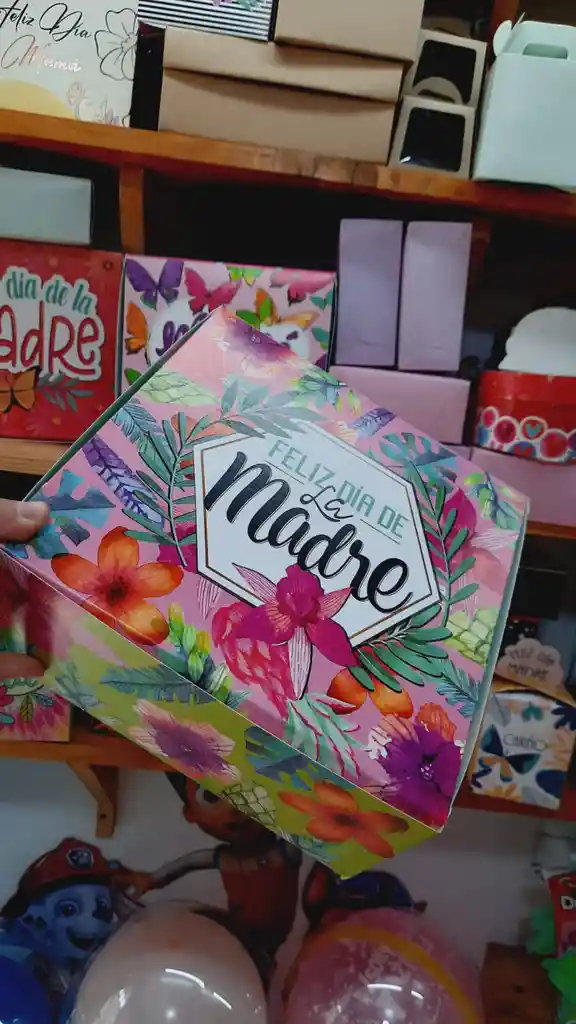 Caja Para Regalo Día De Las Madres