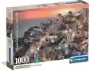 Rompecabezas 1000 Piezas Santorini Grecia Clementoni Adultos