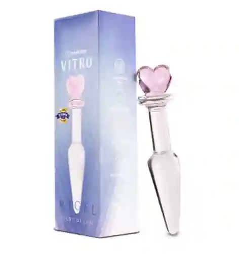 Dildo De Vidrio Rigel 13 Cm